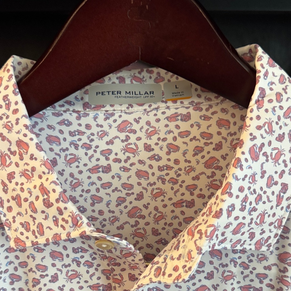 NWT Peter Millar Men's Featherweight Polo
